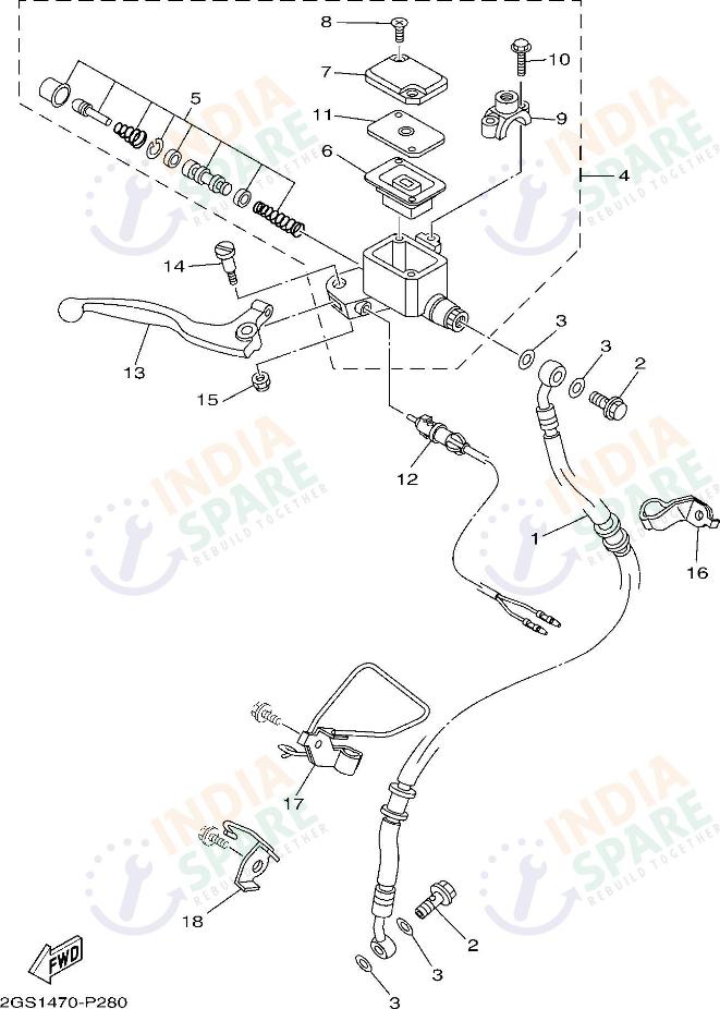 FRONT MASTER CYLINDER
